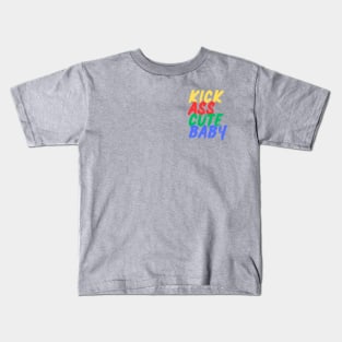 Kick Ass Cute Baby (Mood Colors) - Pocket ver. Kids T-Shirt